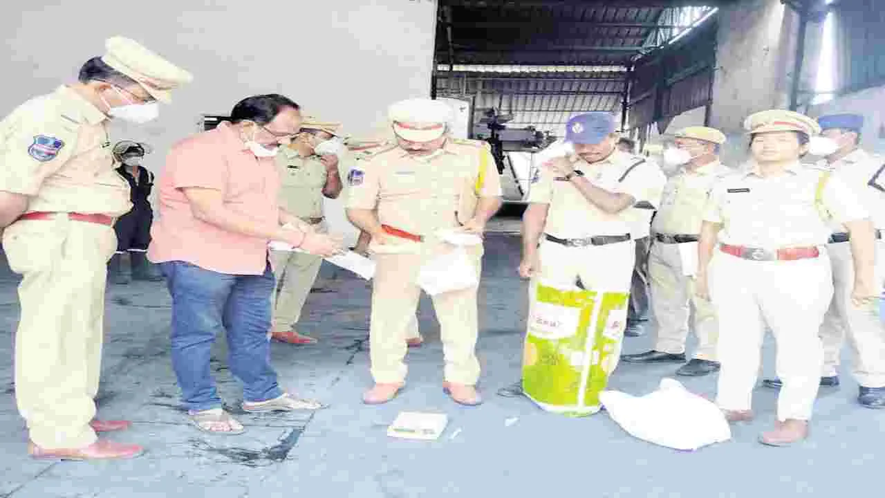 రూ.1.5 కోట్ల విలువైన మత్తు పదార్థాల దహనం