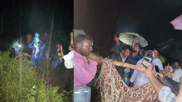 వానలో.. అడవిలో 36 గంటలు