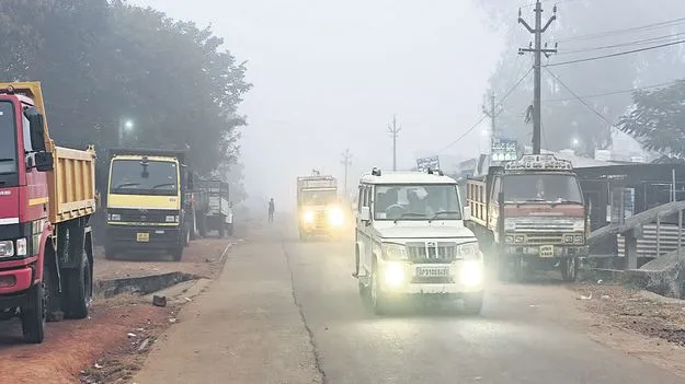 మన్యంలో పెరిగిన చలి