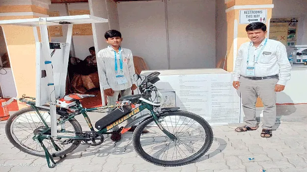 జాతీయ బాలల వైజ్ఞానిక ప్రదర్శనకు ఎంపిక 