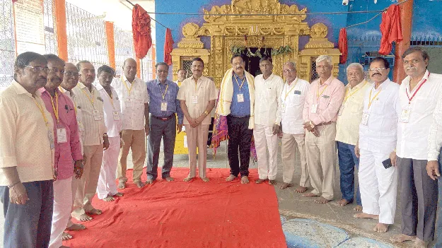 వెంకన్న సన్నిధిలో సుబ్బయ్య తనయుడికి ఘన సన్మానం