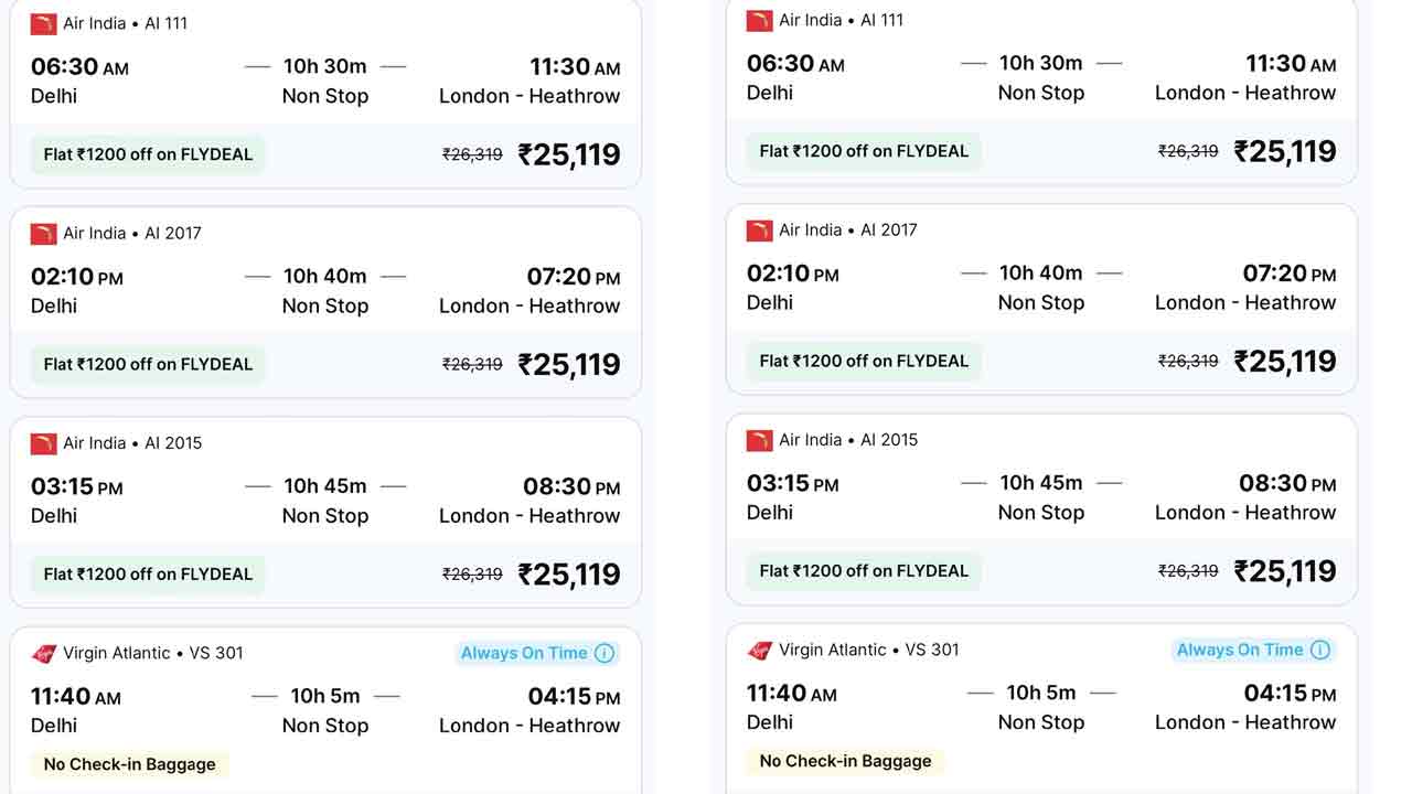 భారీగా ఇండిగో ఫ్లైట్ సర్వీసుల రద్దు.. ఆకాశాన్ని అంటిన టికెట్ ధరలు..