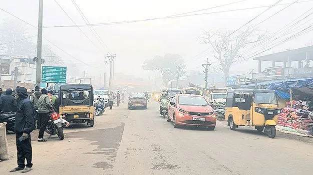 మన్యంపై మంచు దుప్పటి 