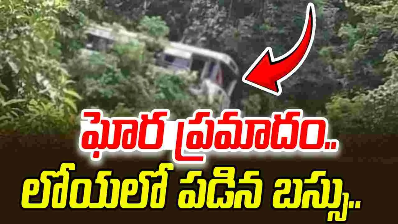 Alluri District Tragedy: అల్లూరి జిల్లాలో విషాదం.. లోయలో పడిపోయిన ట్రావెల్ బస్సు..