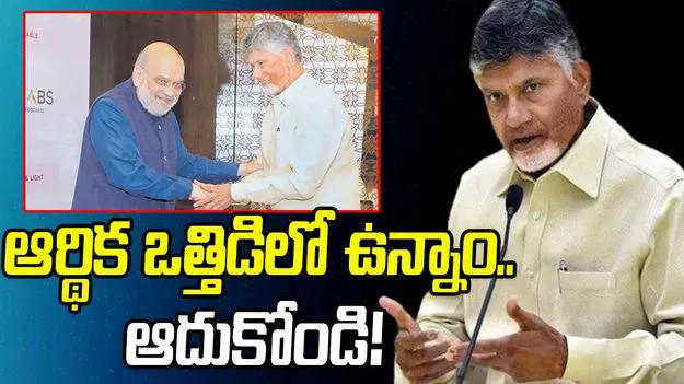 CM Chandrababu Naidu: ఆర్థిక ఒత్తిడిలో ఉన్నాం..ఆదుకోండి!