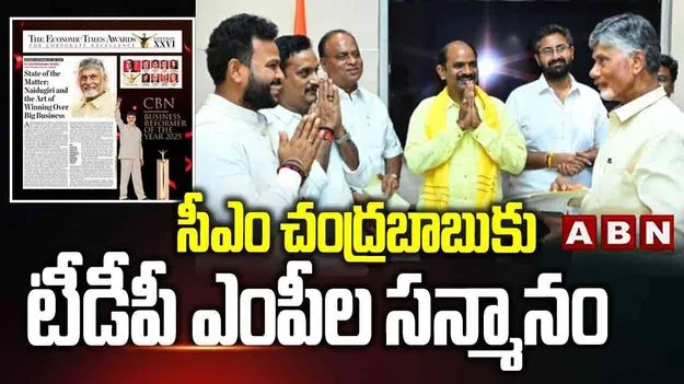 Chandrababu Naidu: ఢిల్లీలో సీఎం చంద్రబాబును సన్మానించిన ఎంపీలు