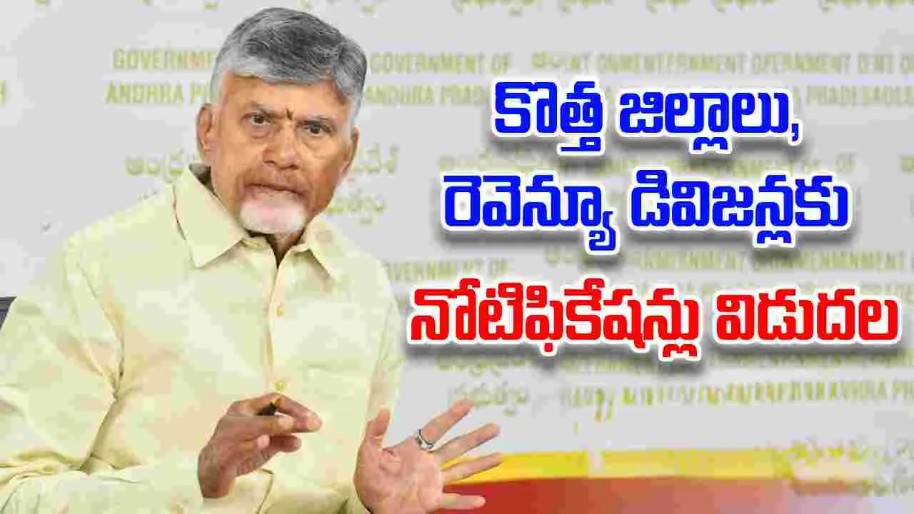 AP Government: జిల్లాలు, రెవెన్యూ డివిజన్ల ఏర్పాటుకు నోటిఫికేషన్ జారీ చేసిన ప్రభుత్వం