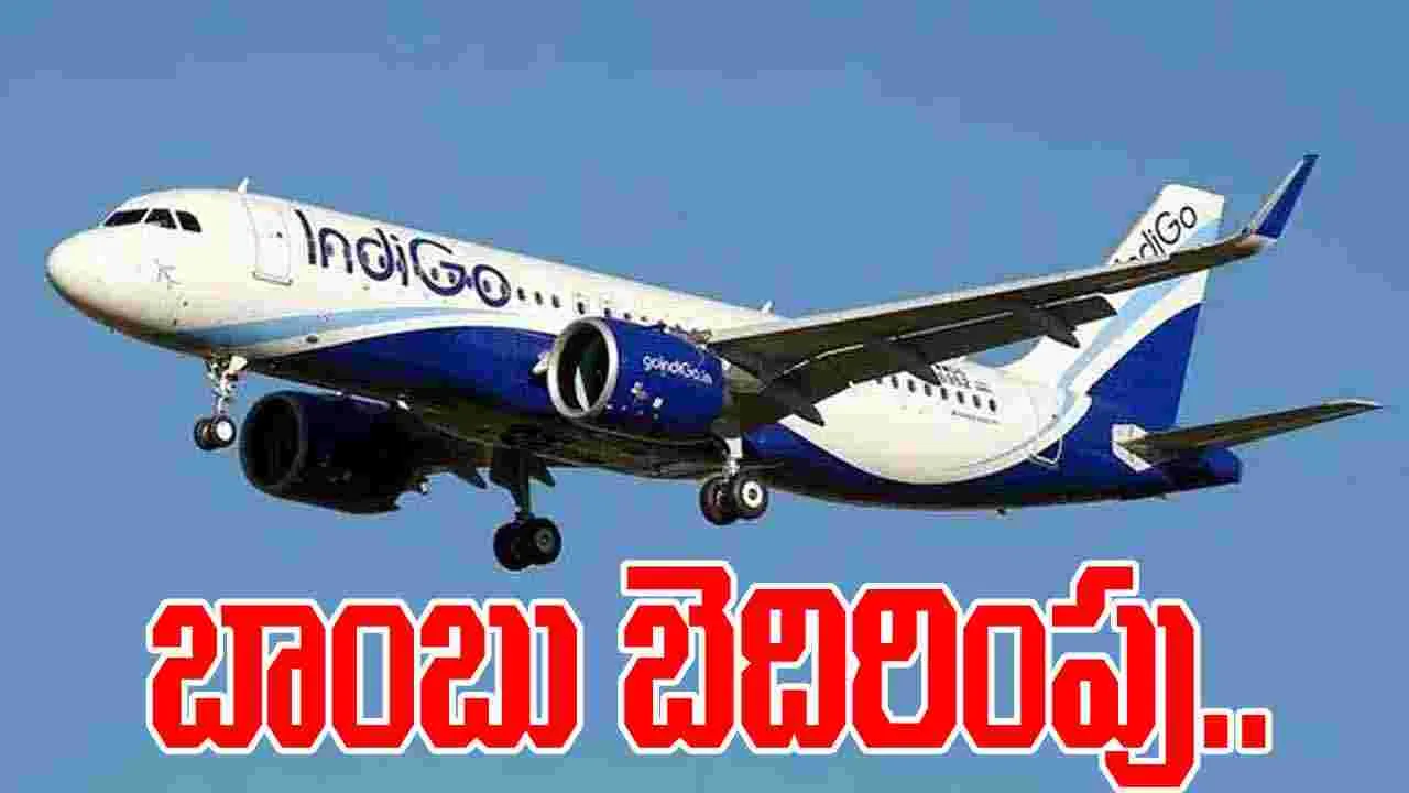 Bomb Threat to Indigo Flight: విమానానికి బాంబు బెదిరింపు.. ముంబైకి మళ్లింపు 