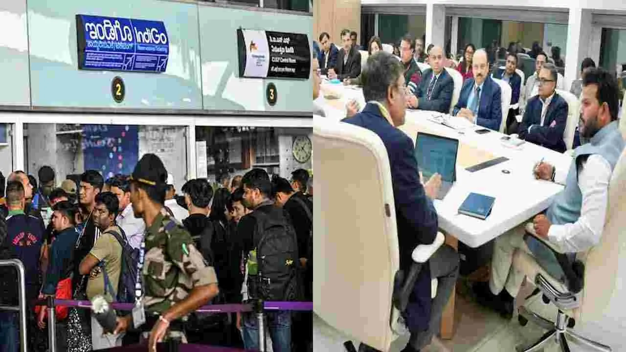 IndiGo Crisis: ఇండిగోకు డీజీసీఏ షాక్​.. 5 శాతం విమానాల సంఖ్య తగ్గింపు!