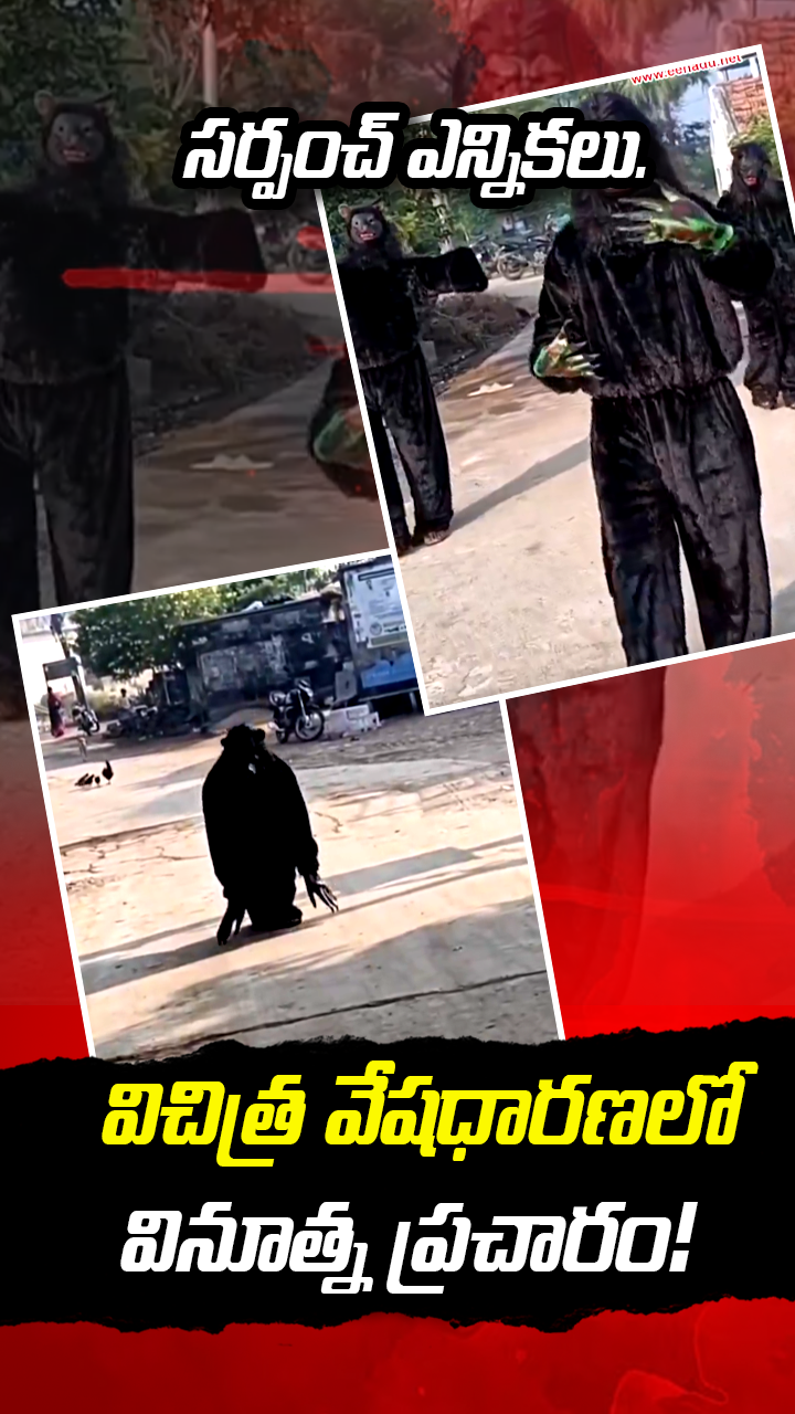 సర్పంచ్‌ ఎన్నికలో విచిత్ర ప్రచారం!