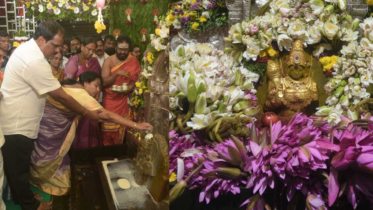 Visakha Kanaka Mahalakshmi: విశాఖ కనకమహాలక్ష్మి అమ్మవారికి ప్రత్యేక పూజలు