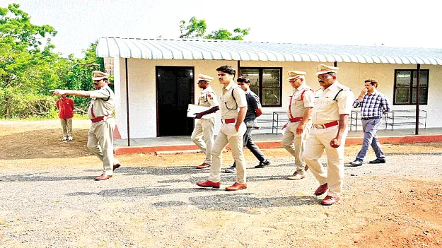 పోలీస్‌ శిక్షణ కేంద్రం పరిశీలన