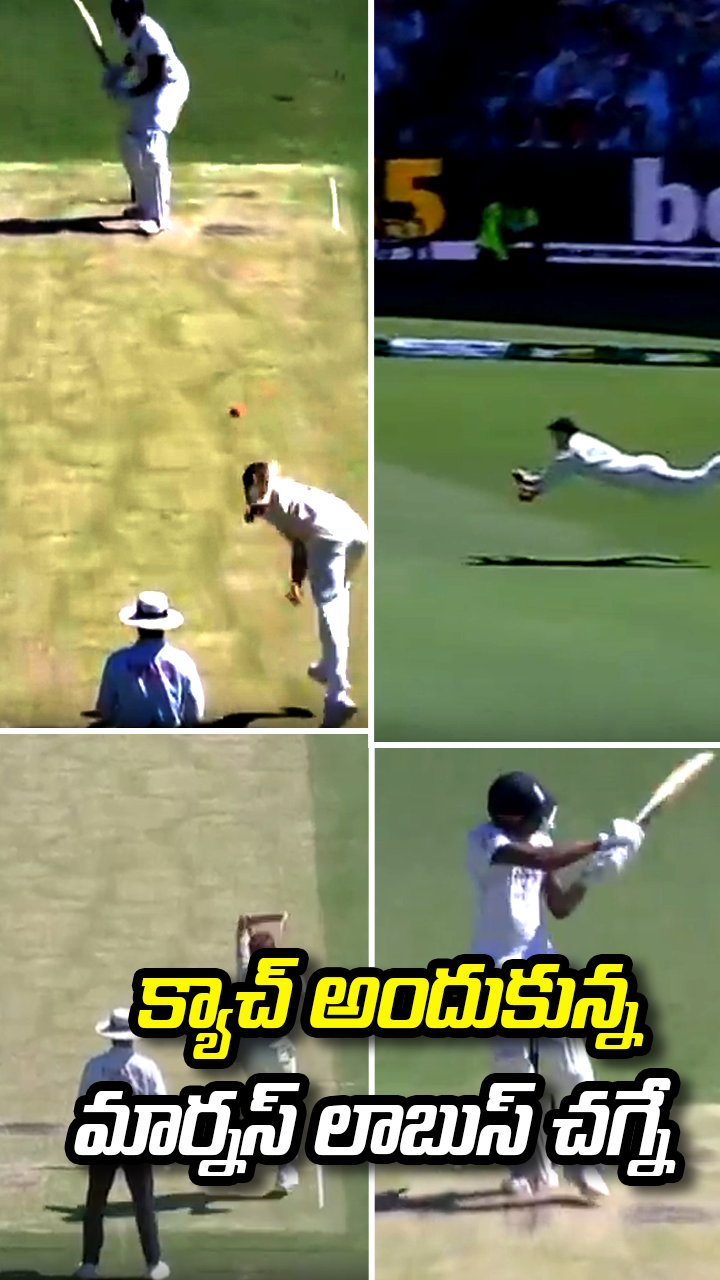 క్యాచ్ అందుకున్న మార్నస్ లాబుస్ చగ్నే