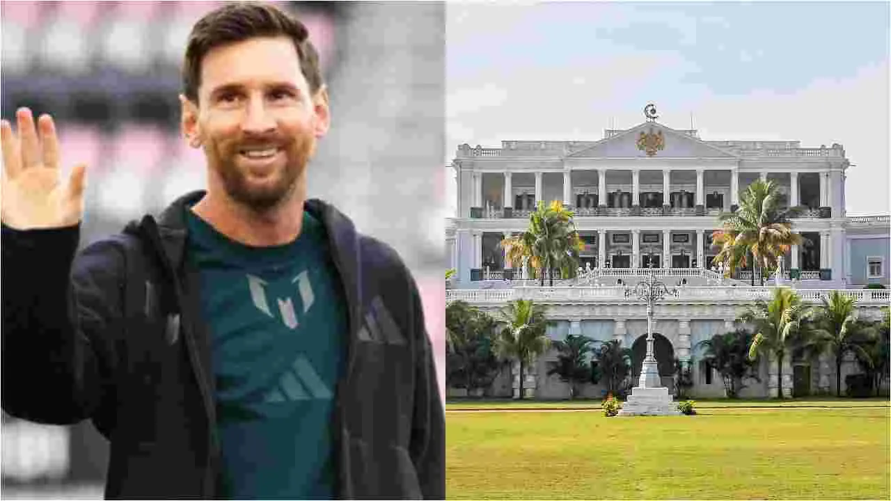 Lionel Messi Hyderabad Visit: హైదరాబాద్‌కు మెస్సి.. ఫలక్‌నుమా ప్యాలెస్‌ వద్ద భారీ భద్రత