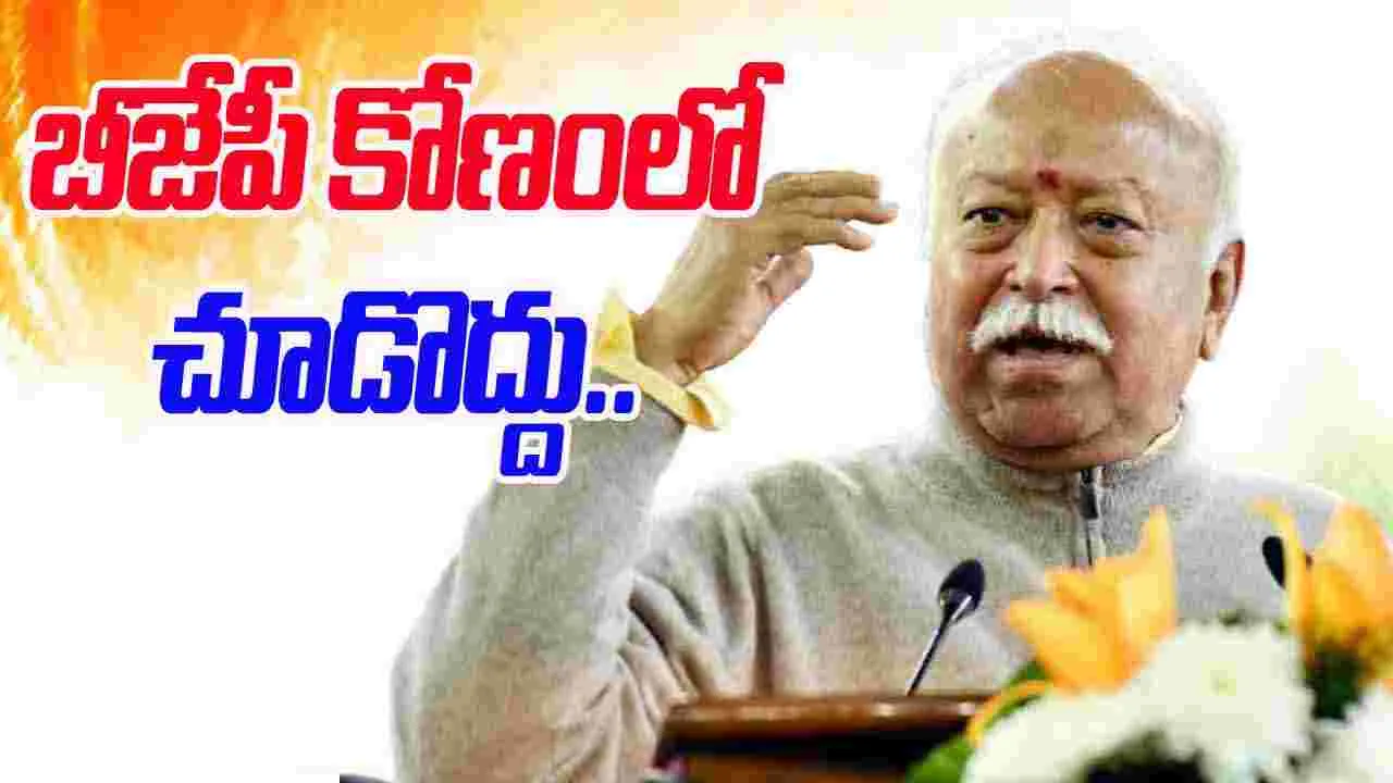 Mohan Bhagwat: ఆర్ఎస్ఎస్‌ను బీజేపీ కోణంలో చూడటం తప్పు: మోహన్ భాగవత్