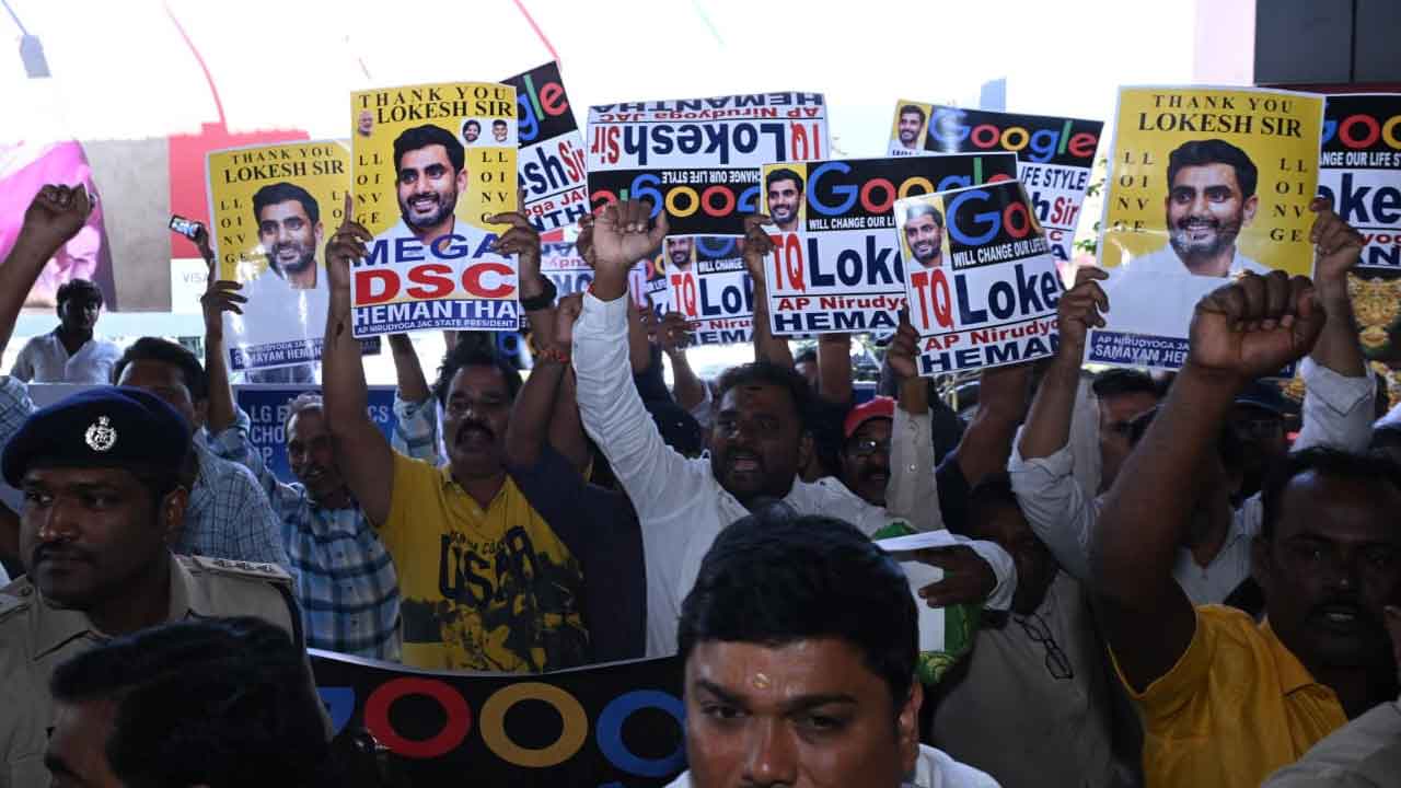 Nara Lokesh: విశాఖలో లోకేశ్‌కు ఘన స్వాగతం..