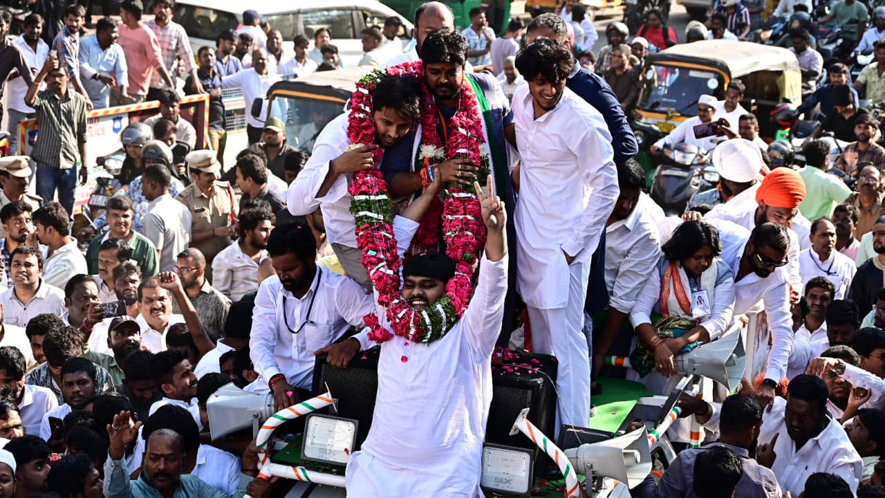 Congress Wins Jubilee Hills Bypoll: జూబ్లీహిల్స్‌లో కాంగ్రెస్ ఘన విజయం.. నవీన్ యాదవ్ విజయోత్సవయాత్ర