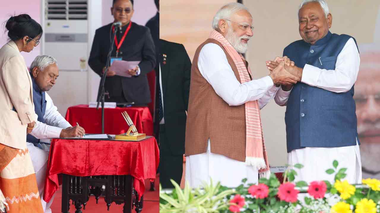 CM Nitish kumar: బిహార్‌లో కొలువు తీరిన నితీశ్ సర్కార్.. 