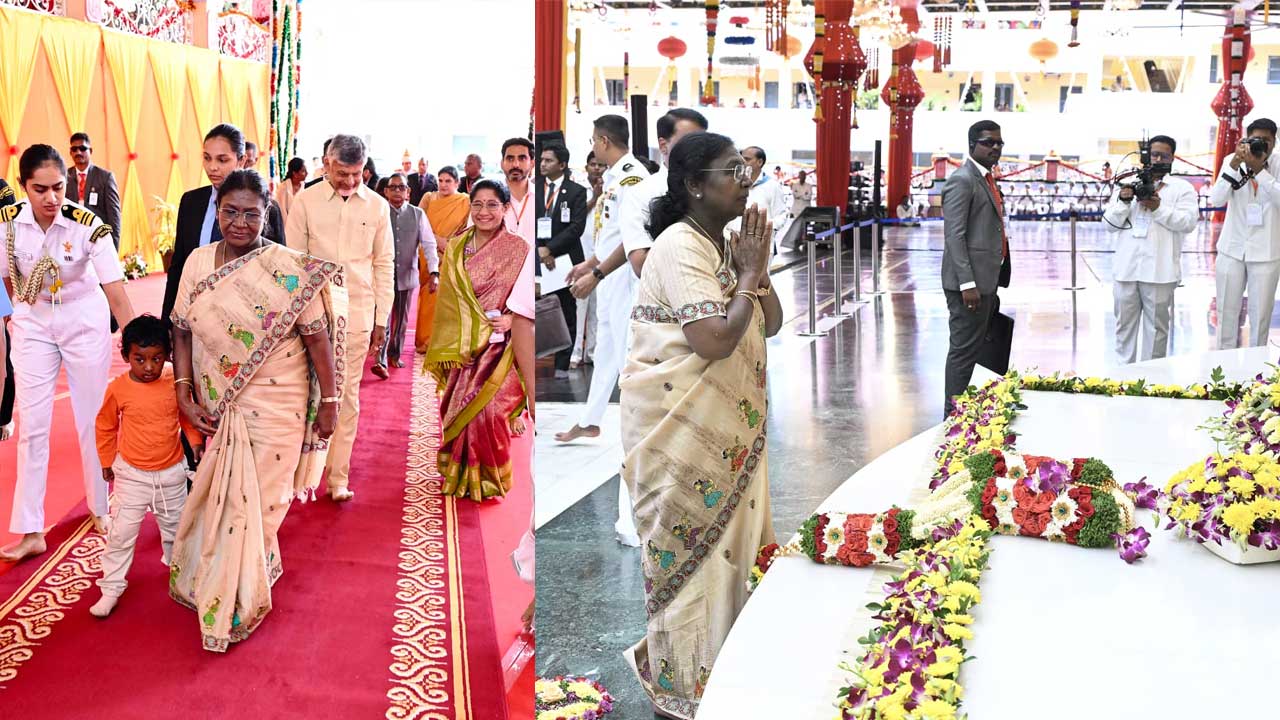 Satya Sai - President: లోక కళ్యాణం కోసం సత్యసాయి పని చేశారు : రాష్ట్రపతి ద్రౌపది ముర్ము