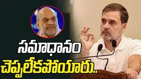 Rahul Gandhi on Amit Shah: ఓటుచోరీ గురించి మాట్లాడమంటే అమిత్ షా ఒత్తిడికి లోనయ్యారు: రాహుల్