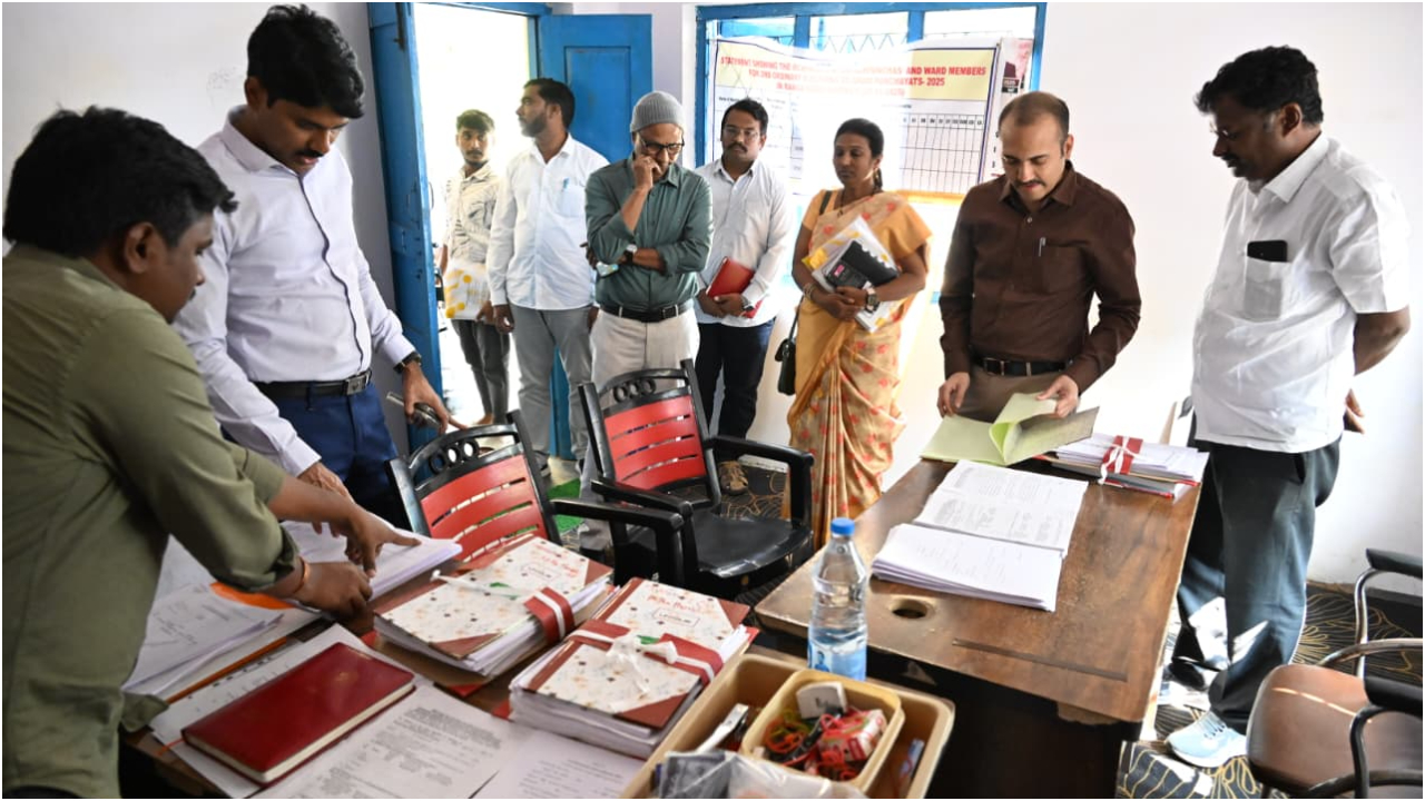 తెలంగాణలో పంచాయతీ ఎన్నికల నామినేషన్లు 