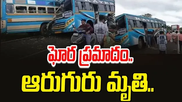 Tamilnadu Accident: తమిళనాడులో 2 బస్సులు ఢీ.. ఆరుగురు మృతి