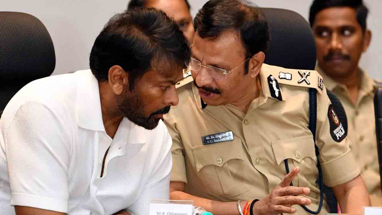 CP Sajjanar:హైదరాబాద్‌ సీపీ సజ్జనార్‌తో సినీ ప్రముఖుల భేటీ