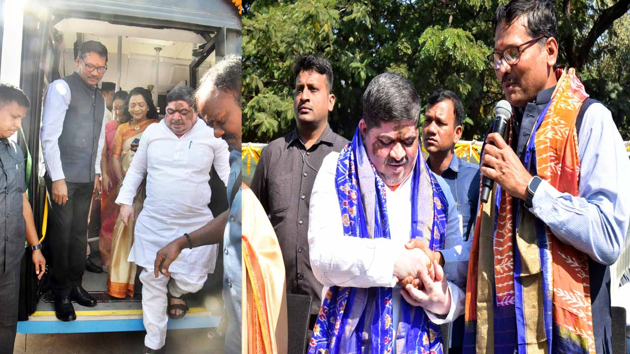 రాణిగంజ్ డిపోలో ఎలక్ట్రిక్ బస్సులు ప్రారంభించిన మంత్రి పొన్నం, ఎండీ నాగిరెడ్డి