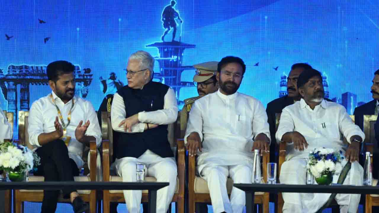 తెలంగాణ రైజింగ్ గ్లోబల్ సమ్మిట్‌ను ప్రారంభించిన గవర్నర్ జిష్టుదేవ్ వర్మ