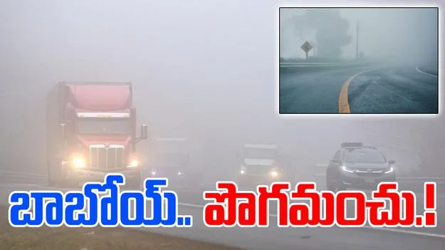 Thick Fog: తెలుగు రాష్ట్రాలను కమ్మేస్తున్న పొగమంచు.. అంతా పరేషాన్.. పరేషాన్!