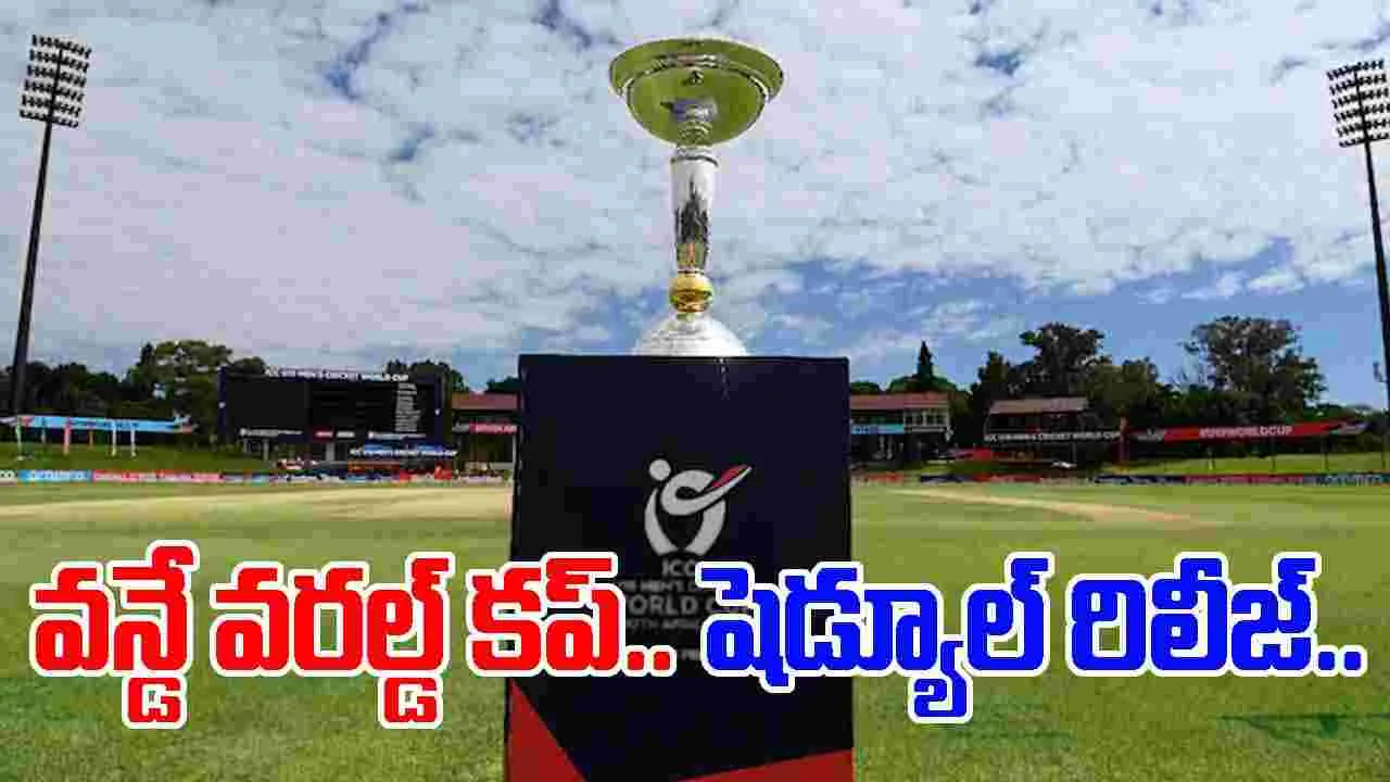 Under-19 World Cup 2026: క్రికెట్ ఫ్యాన్స్‌కు గుడ్ న్యూస్.. వన్డే వరల్డ్ కప్ షెడ్యూల్‌ విడుదల