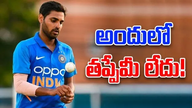 Bhuvneshwar Kumar: అందులో తప్పేమీ లేదు!