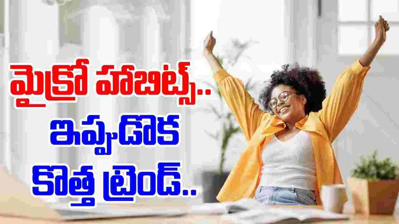 New trend: మైక్రో హాబిట్స్‌.. ఇప్పుడొక కొత్త ట్రెండ్‌..