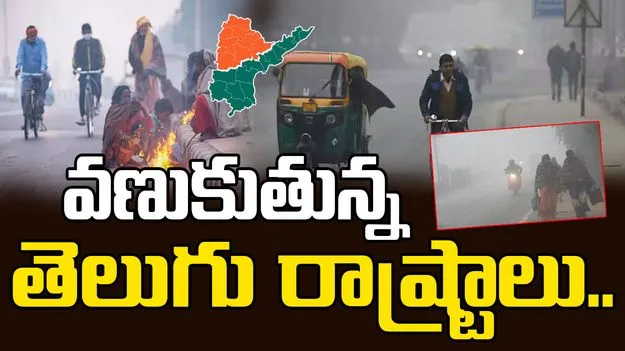 Cold Wave In Telugu States: చలితో వణుకుతున్న తెలుగు రాష్ట్రాలు
