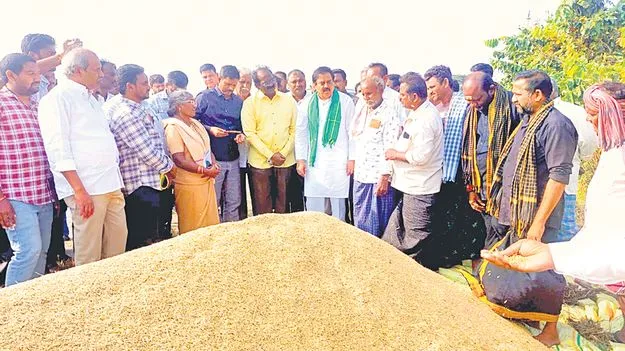 Nadendla Manohar: తుఫాన్‌ వేళ..కల్లాల్లోనే ధాన్యం