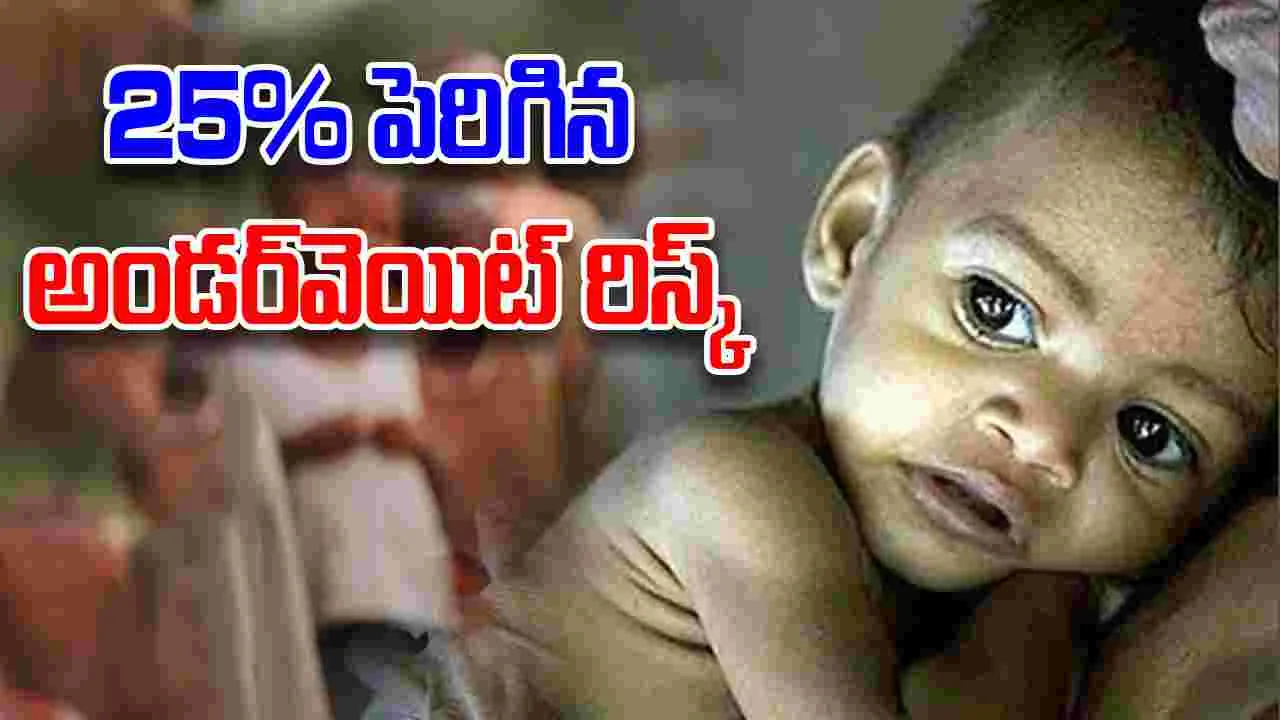 Climate Impact On Kids: వాతావరణం ఎఫెక్ట్..  పిల్లల్లో 25% పెరిగిన అండర్‌వెయిట్ రిస్క్