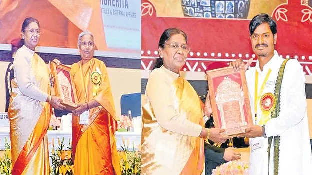 National Handicrafts Awards: రాష్ట్ర కళాకారులు ముగ్గురికి జాతీయ అవార్డులు