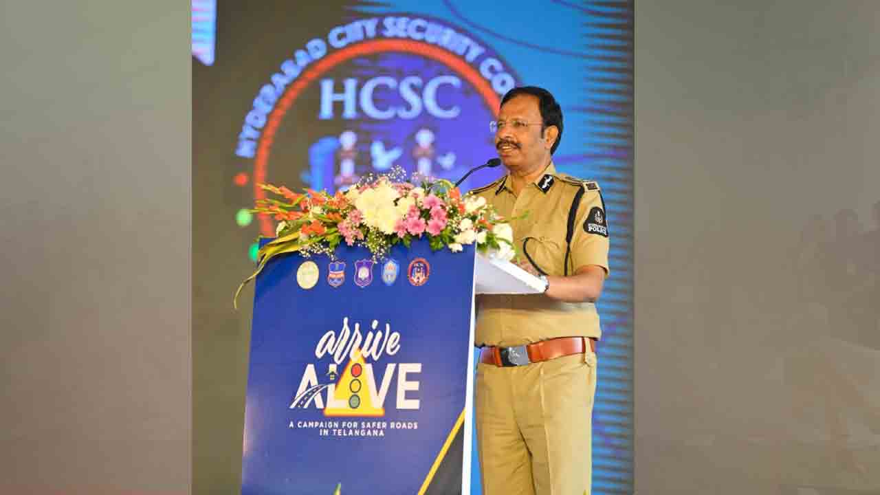 Arrive Alive Program: రోడ్డు భద్రతపై హైదరాబాద్‌లో అరైవ్ అలైవ్ కార్యక్రమం