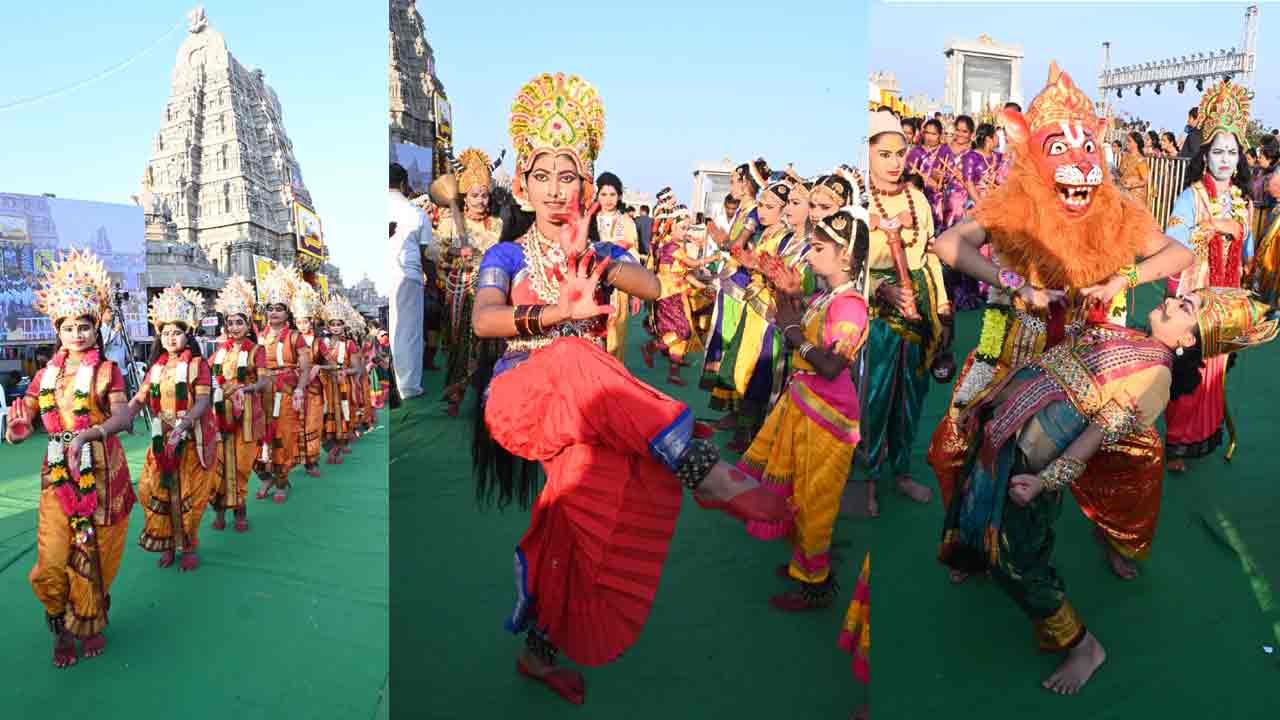 వైకుంఠ ఏకాదశి.. యాదాద్రికి పోటెత్తిన భక్తలు