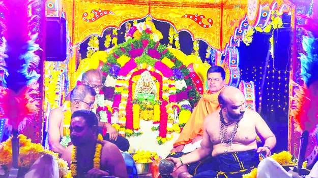 వైభవంగా అయ్యప్పస్వామి గ్రామోత్సవం