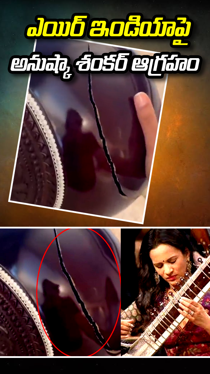 ఎయిర్ ఇండియాపై అనుష్క శంకర్ ఆగ్రహం