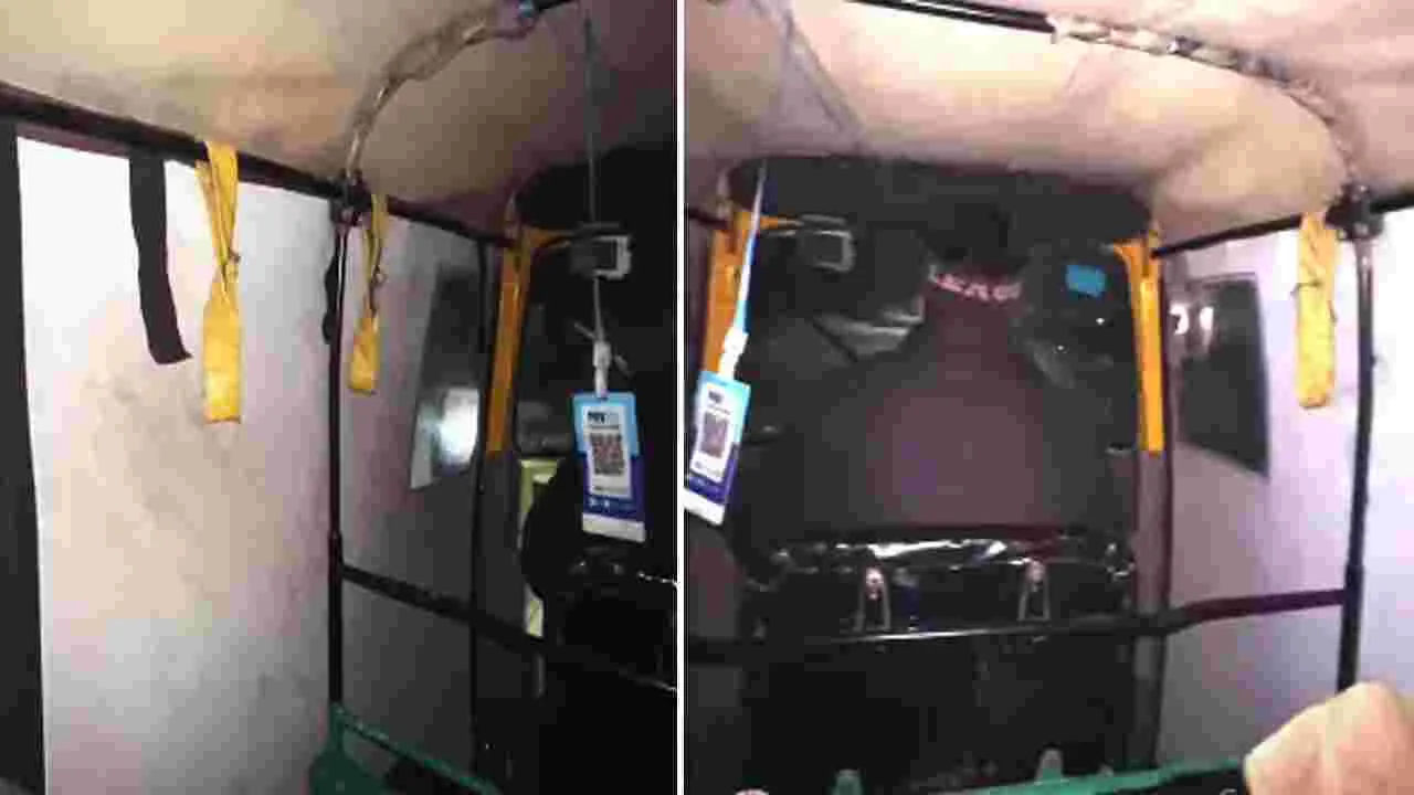 Desi jugaad: ఈ ఆటో డ్రైవర్ తెలివికి సలాం కొట్టాల్సిందే.. చలికి ఎలా చెక్ పెట్టాడో చూడండి..