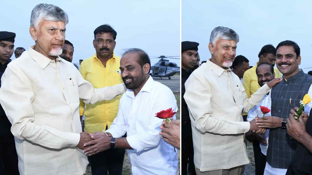 పుట్టపర్తి చేరుకున్న సీఎం చంద్రబాబు