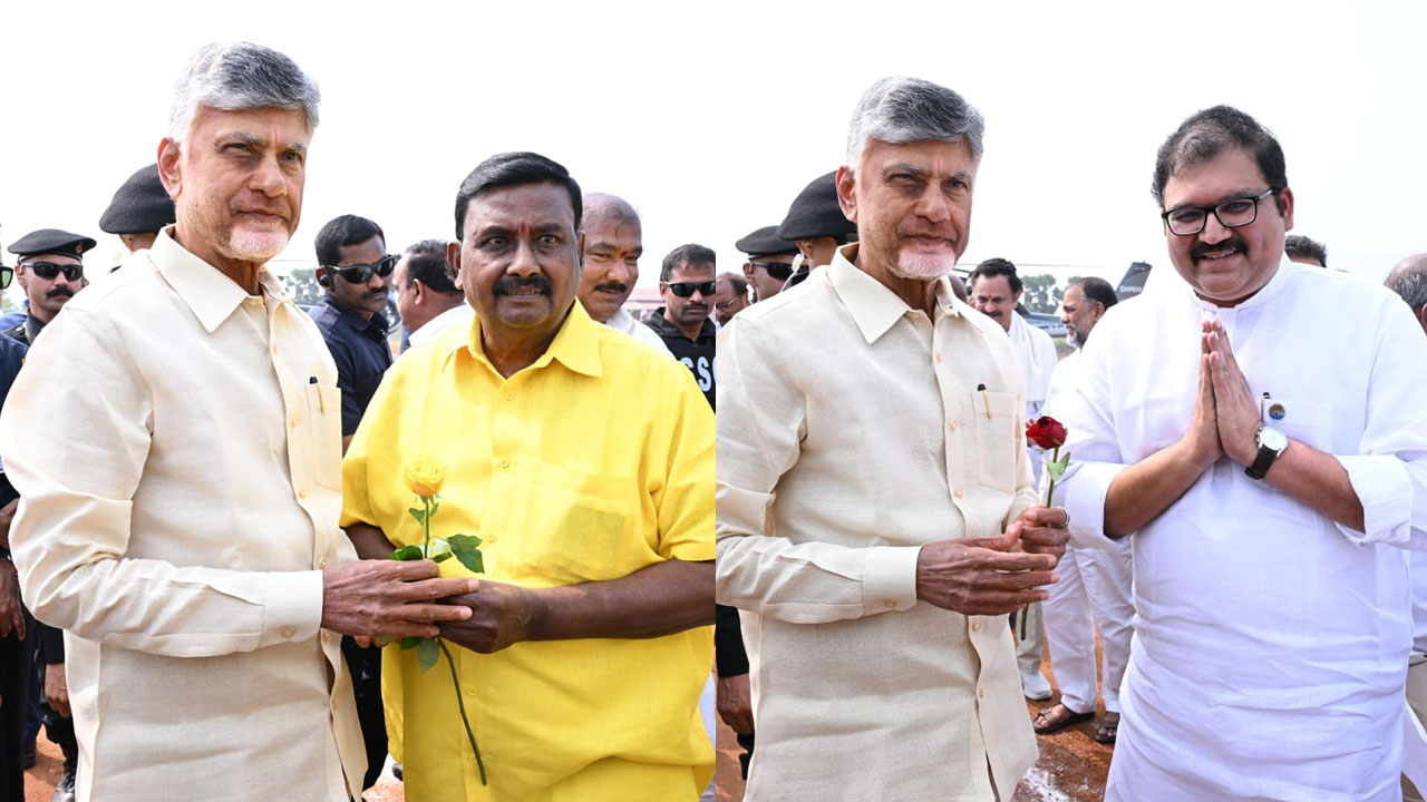 CM Chandrababu: అనకాపల్లికి సీఎం చంద్రబాబు.. మంత్రులు, నేతల ఘన స్వాగతం