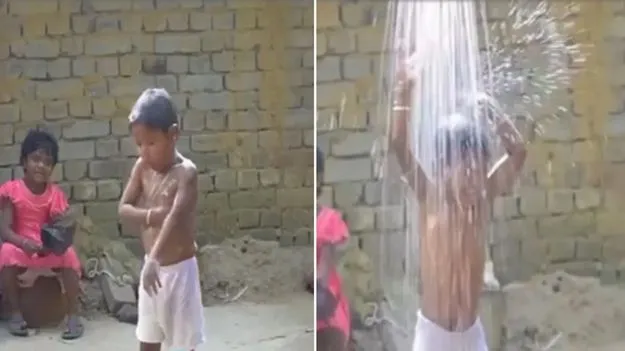 Happy child video: సంతోషంగా ఎలా ఉండాలో ఈ పిల్లాడు నేర్పుతున్నాడు.. నెటిజన్లు ఫిదా..