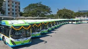 Electric buses: గ్రేటర్‌లో.. మరో వెయ్యి ఎలక్ట్రిక్‌ బస్సులు..