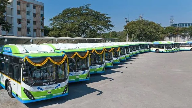 Electric buses: గ్రేటర్‌లో.. మరో వెయ్యి ఎలక్ట్రిక్‌ బస్సులు..