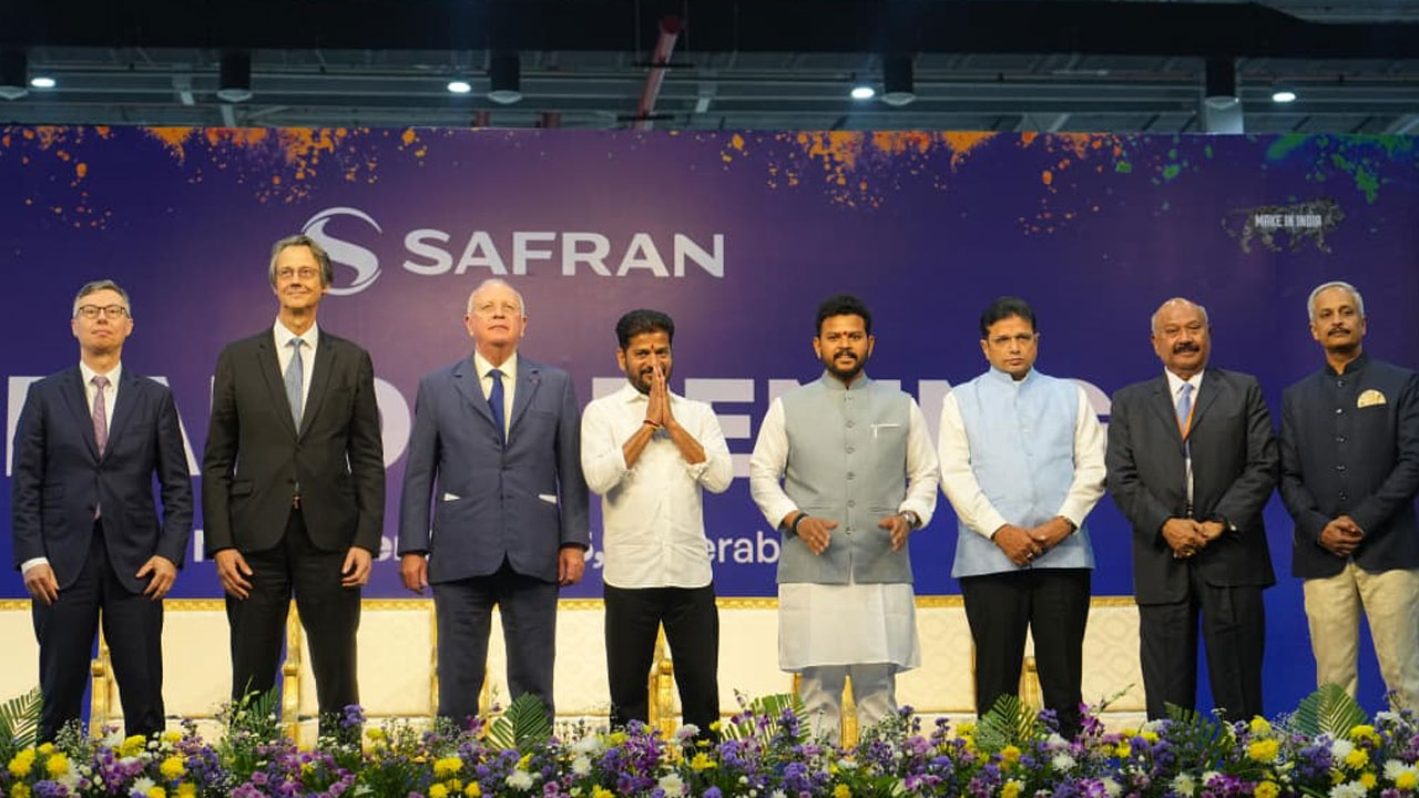 CM Revanth: సఫ్రాన్ ఎమ్‌ఆర్‌వో నూతన సెంటర్‌ ప్రారంభం.. పాల్గొన్న సీఎం రేవంత్ 