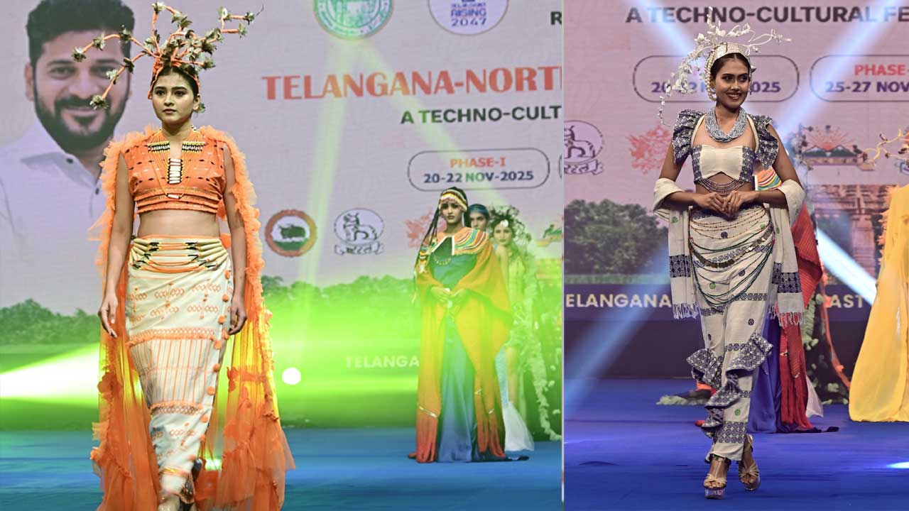 Fashion Show: తెలంగాణ నార్త్ ఈస్ట్ కనెక్ట్  లో భాగంగా ఫ్యాషన్ షో