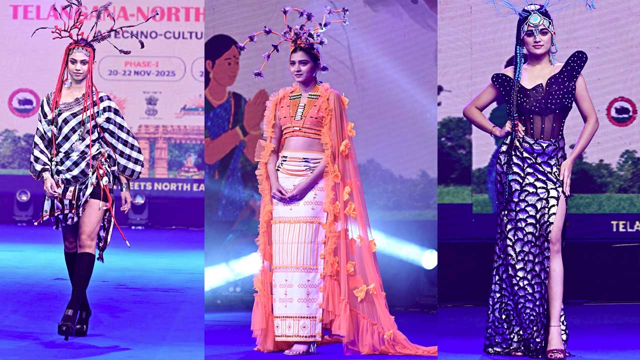 Fashion Show: తెలంగాణ నార్త్ ఈస్ట్ కనెక్ట్  లో భాగంగా ఫ్యాషన్ షో
